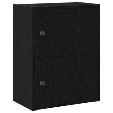 Bibliotecă Stejar negru 40x24x52 cm Lemn prelucrat - Img 2