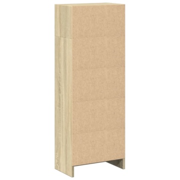 Bibliotecă, stejar sonoma, 40x24x109 cm, lemn prelucrat - Img 5
