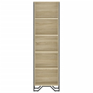 Bibliotecă, stejar sonoma, 50x31x169 cm, lemn prelucrat - Img 4