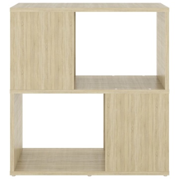 Bibliotecă, stejar sonoma, 60x24x63 cm, PAL - Img 3