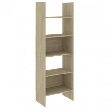 Bibliotecă, stejar Sonoma, 60x35x180 cm, PAL - Img 2