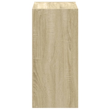 Bibliotecă, stejar sonoma, 68,5x32x68,5 cm, lemn prelucrat - Img 8