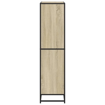 Bibliotecă, stejar sonoma, 80,5x35x139 cm, lemn prelucrat - Img 8