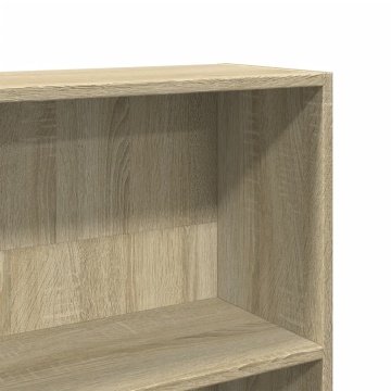 Bibliotecă, stejar sonoma, 80x24x143 cm, lemn prelucrat - Img 6