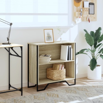 Bibliotecă, stejar sonoma, 80x31x74,5 cm, lemn prelucrat - Img 3