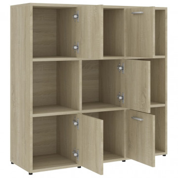 Bibliotecă, stejar Sonoma, 90 x 30 x 90 cm, PAL - Img 8