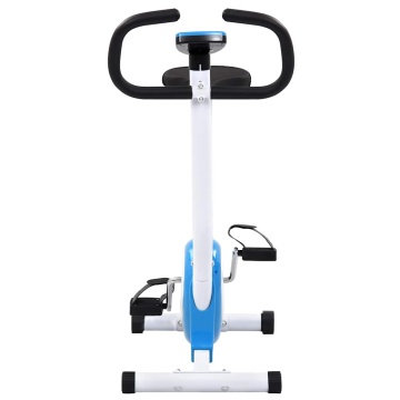 Bicicletă fitness cu centură de rezistență, albastru - Img 4
