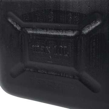 Bidon de combustibil, pipă flexibilă, 3 buc. negru 10 L plastic - Img 7