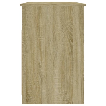 Birou cu sertare, stejar sonoma, 102x50x76 cm, lemn prelucrat - Img 7