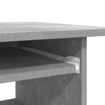 Birou, gri beton, 80 x 45 x 74 cm, PAL - Img 8