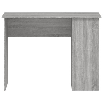 Birou, gri sonoma, 100x55x75 cm, lemn prelucrat - Img 4
