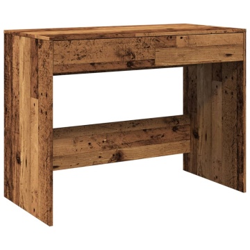 Birou, lemn vechi, 101x50x76,5 cm, lemn prelucrat - Img 2