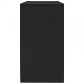 Birou, negru, 90x40x72 cm, lemn prelucrat - Img 6