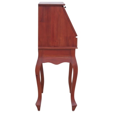Birou secretar, maro, 78 x 42 x 103 cm, lemn masiv de mahon - Img 4