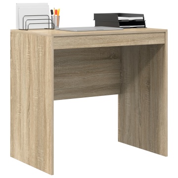 Birou Sonoma Oak 80x50x76 cm din lemn prelucrat - Img 3