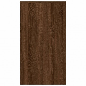 Birou, stejar maro, 90x40x72 cm, lemn prelucrat - Img 5