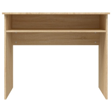 Birou, stejar Sonoma, 90 x 50 x 74 cm, lemn prelucrat - Img 4