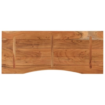 Blat de birou 120x50x2,5 cm dreptunghiular lemn masiv de acacia - Img 8