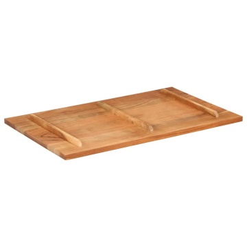 Blat de masă, 60x100 cm, 25-27 mm, lemn masiv acacia - Img 3