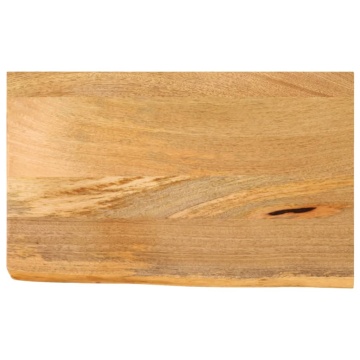 Blat de masă contur organic 60x20x2,5 cm lemn masiv de mango - Img 1