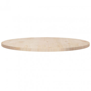 Blat de masă,Ø80x2,5 cm, lemn masiv de pin - Img 2