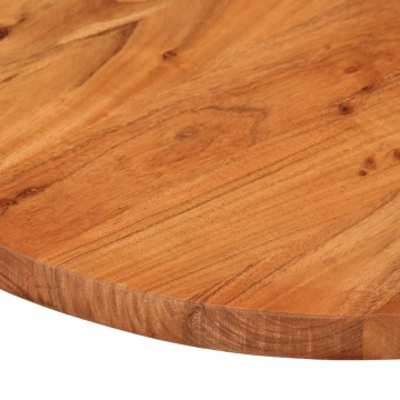 Blat de masă oval, 100x40x3,8 cm, lemn masiv de acacia - Img 5