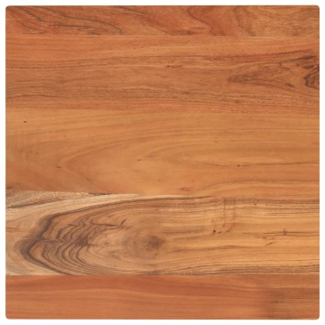 Blat de masă pătrat, 50x50x2,5 cm, lemn masiv de acacia - Img 1