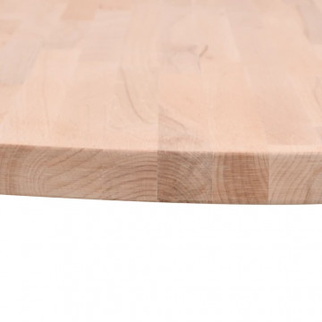 Blat de masă rotund, Ø60x2,5 cm, lemn masiv de fag - Img 3