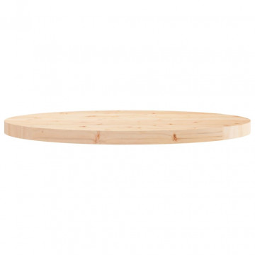 Blat de masă rotund, Ø70x3 cm, lemn masiv de pin - Img 3
