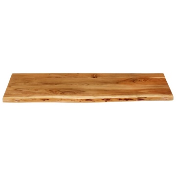 Blat lavoar de baie, 114x52x2,5 cm, lemn masiv de acacia - Img 3