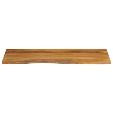 Blat masă, 140x60x2,5 cm, lemn masiv mango - Img 3