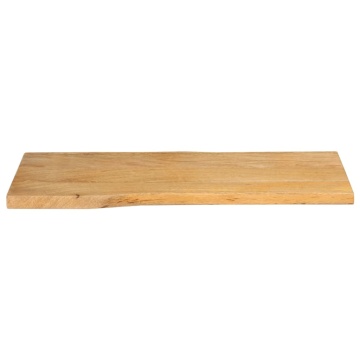 Blat masă cu margini naturale, 90x40x2,5 cm, lemn masiv mango - Img 3