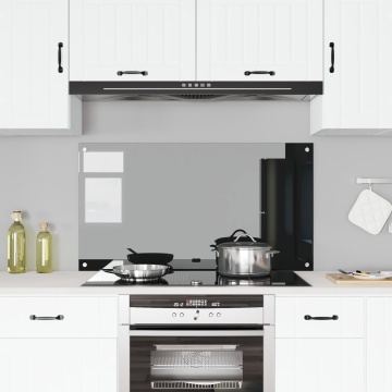 Bucătăria Backsplash Negru 110x60x0,6 cm din Sticlă Temprată - Img 3