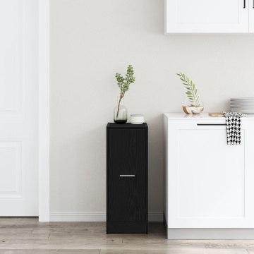 Cabinet de Apotecă Stejar Negru 30x41x77,5 cm Lemn Prelucrat - Img 4