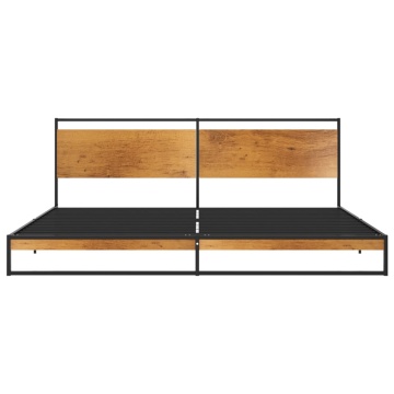 Cadru de pat, 200 x 200 cm, metal - Img 4