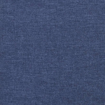 Cadru de pat box spring, albastru, 160x200 cm, textil - Img 7