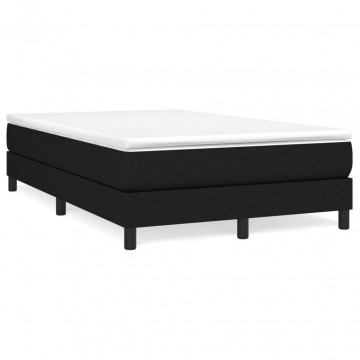 Cadru de pat box spring, negru, 120x200 cm, textil - Img 2