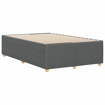 Cadru de pat, gri închis, 120x190 cm, material textil - Img 5