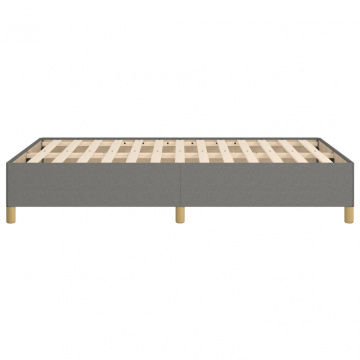 Cadru de pat, gri închis, 120x190 cm, material textil - Img 5