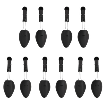 Calapoade de pantofi, 5 perechi, negru, EU 38-44, plastic - Img 1