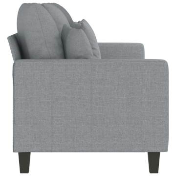 Canapea cu 3 locuri, gri deschis, material 180CM textil - Img 4