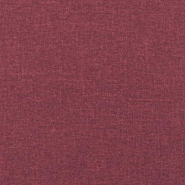 Canapea cu 3 locuri, roșu vin, 180 cm, material textil - Img 6
