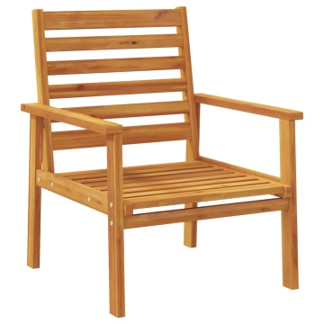 Canapele de grădină, 2 buc., 66,5x65x81 cm, lemn masiv acacia - Img 4