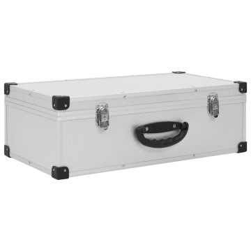 Carcasă pentru 80 CD-uri, aluminiu, ABS, argintiu - Img 2