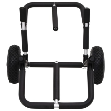 Cărucior de SUP pentru 2 plăci de surf pliabil, 90 kg, aluminiu - Img 3