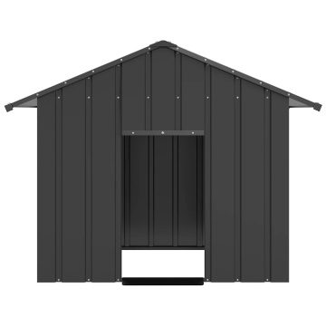 Casă pentru câini cu acoperiș 131x101x102 cm oțel galvanizat - Img 3