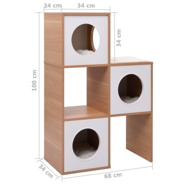 Căsuță pentru pisici, covoraș din funie de sisal, 100 cm - Img 7