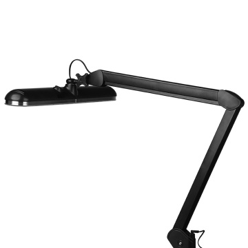 Cea de-a 801-a lampă de lucru elegantă cu LED cu menghină neagră standard - Img 4