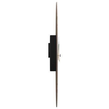 Ceas de perete galben și negru, Ø30 cm, lemn prelucrat - Img 4