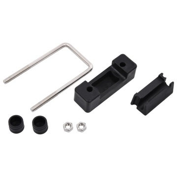 Clemă de prindere U cu plastic stâlp gard, 60x40 mm, 25 seturi - Img 3